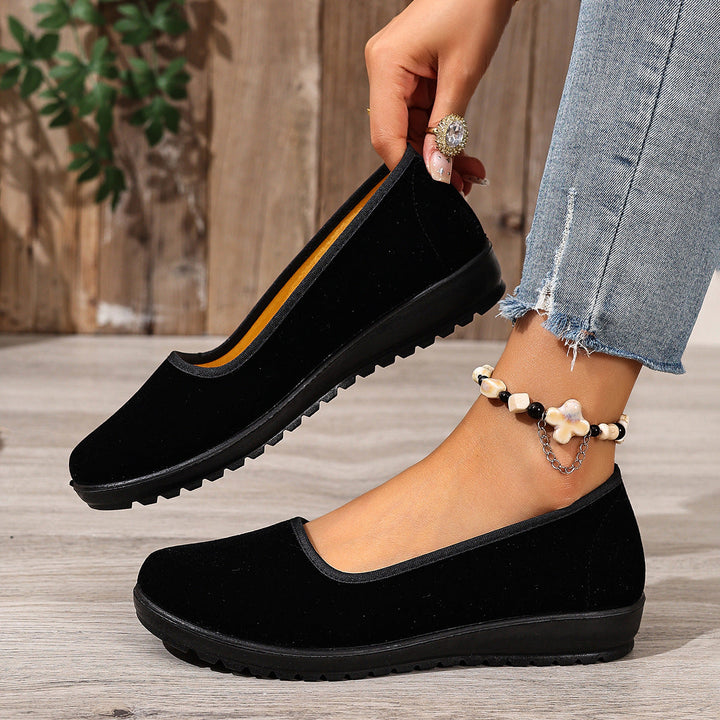 Ladies' Comfortable and Elegant Slippers Made of High-Quality Velvet EB