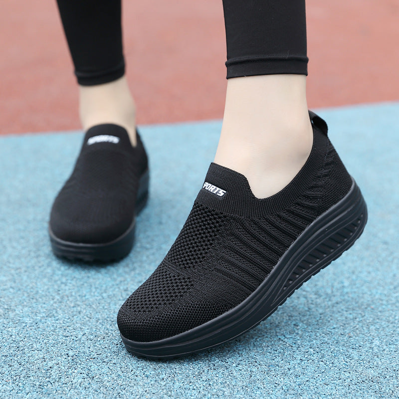 Ladies Comfortable Slip-On Sneakers EB