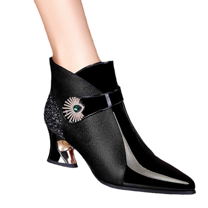 Women's Sparkling Ankle Boots – Elegant & Comfortable