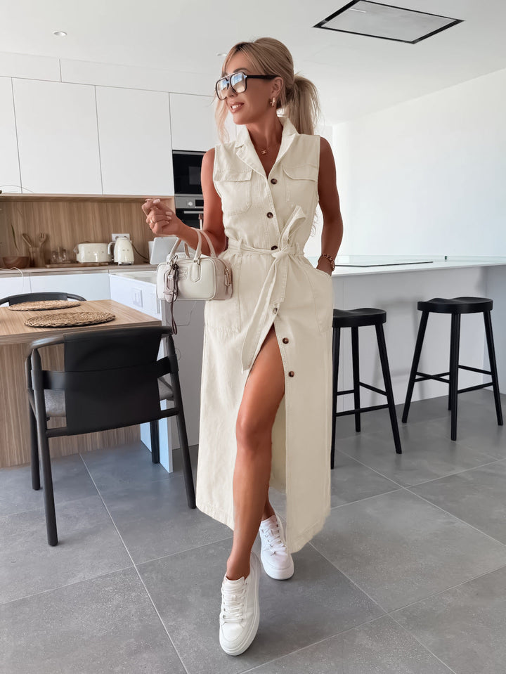 MODERN DENIM DRESS FOR WOMEN