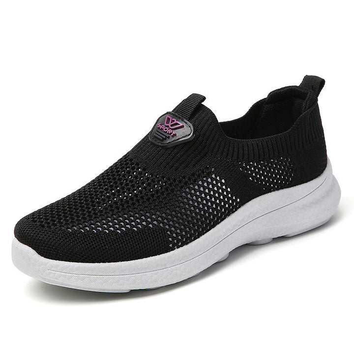 Women's Breathable Slip-On Sneakers with Flexible Upper EB