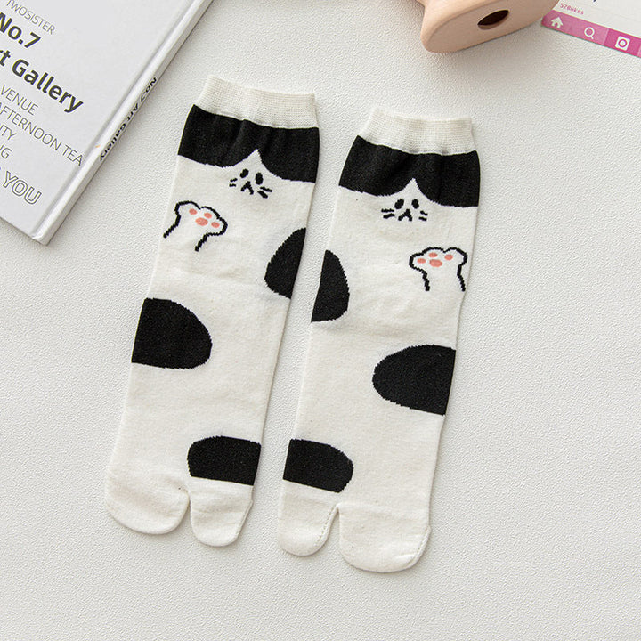 Casual Cat Print Socks