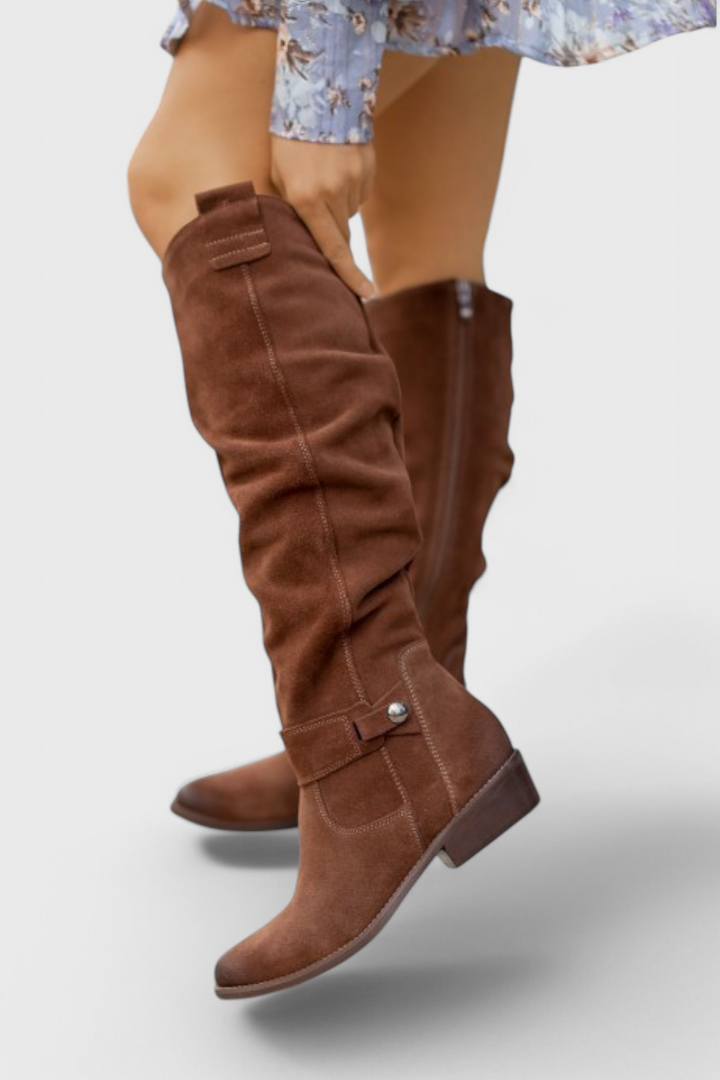 Celine Retro-Inspired High Boots