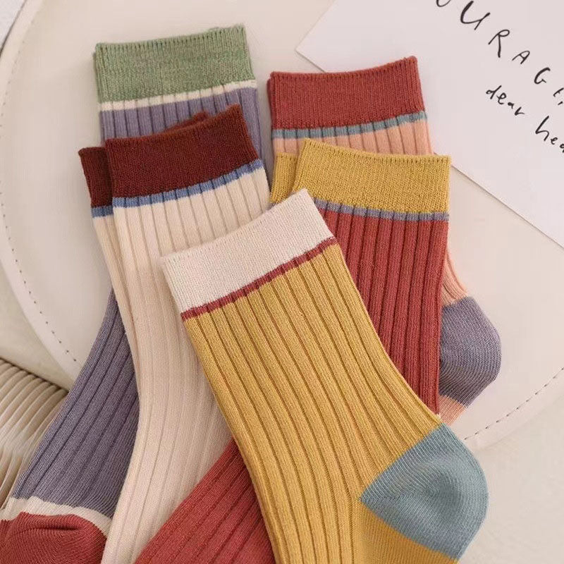 Set of 5 Pairs of Casual Socks, view 6 - Elena Harper