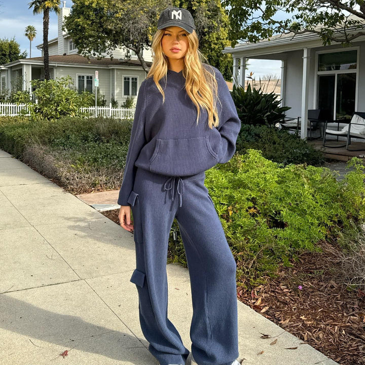 Women's Comfortable Hoodie with Texture EB
