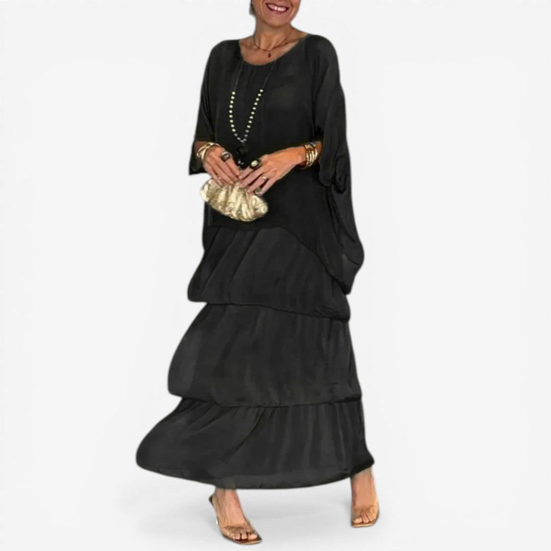 Floating Long Dress Valerina - Elena Harper