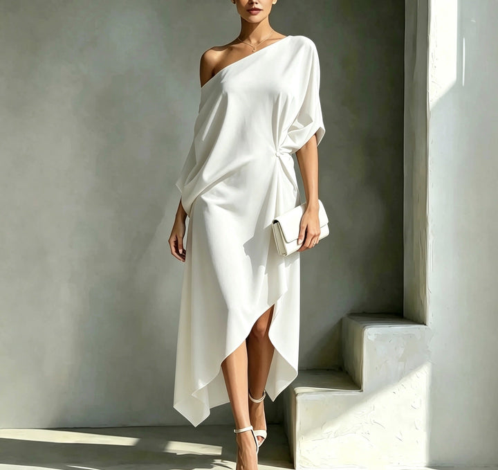 ASYMMETRICAL CHIC DRESS FOR WOMEN