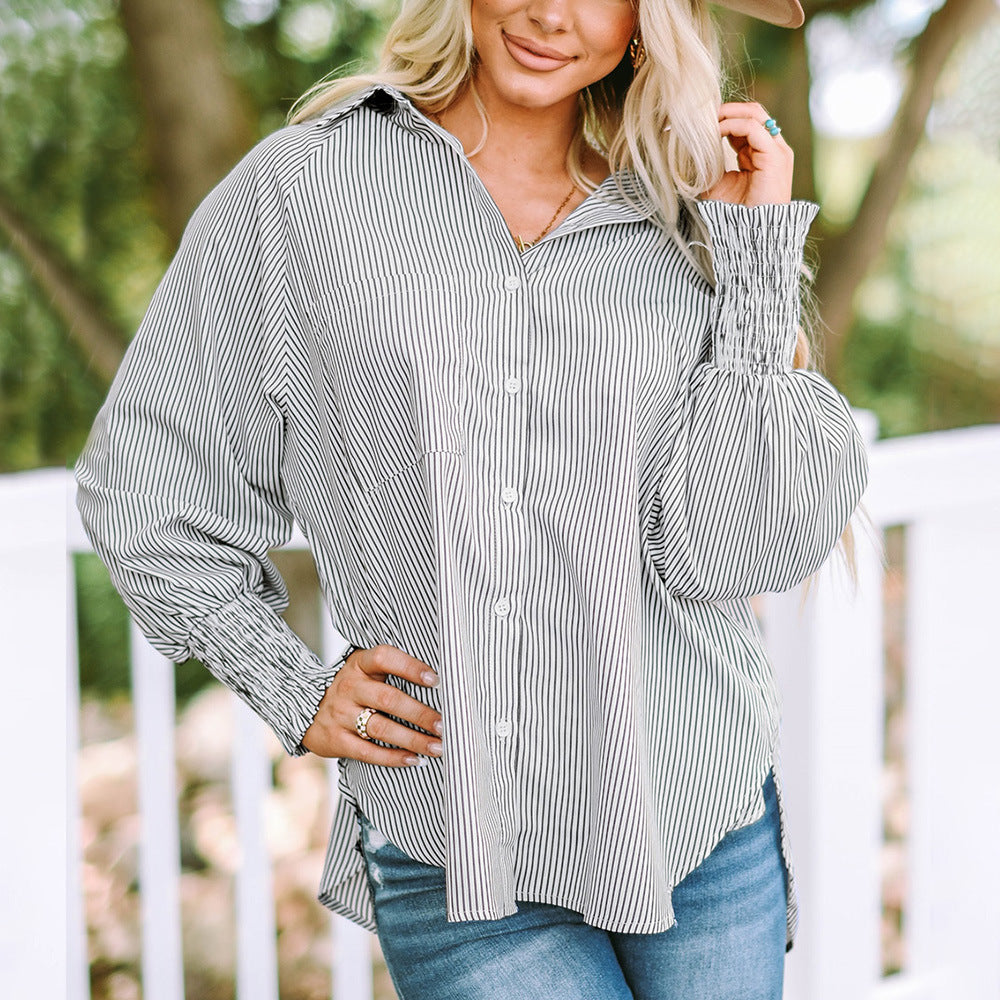 BUTTON-UP SHIRT FOR WOMEN