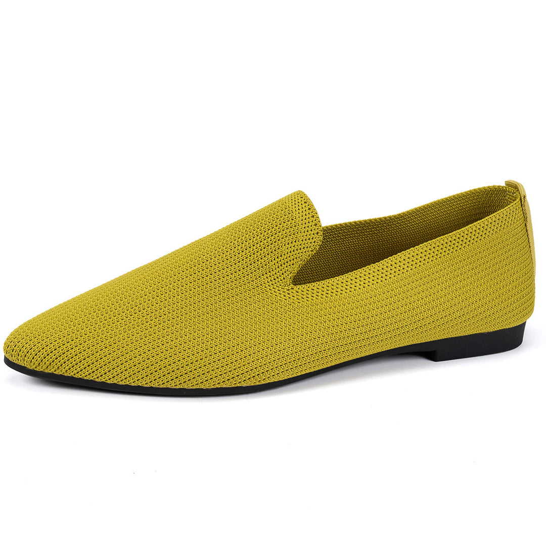 Ladies' Ballerinas with Creative Houndstooth Pattern and Flexible Footbed EB