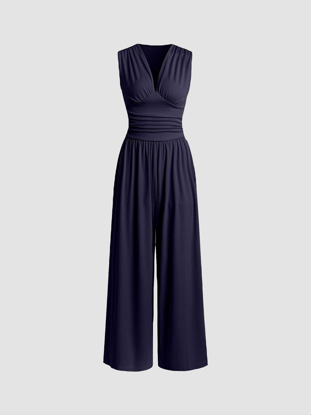Charity™  |  Chic Sleeveless Wide-leg Jumpsuit