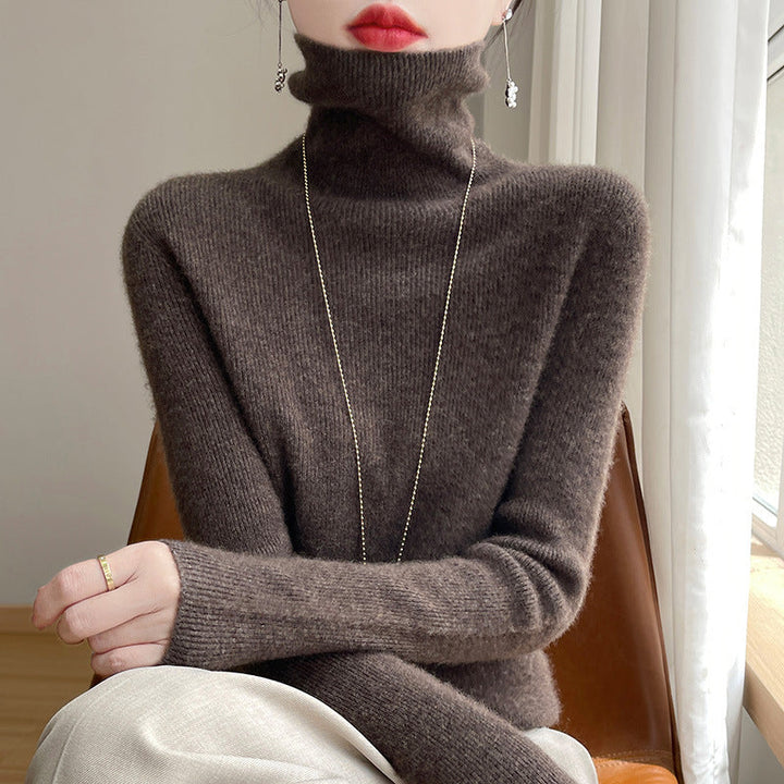 Women's Slim Fit Turtleneck Sweater