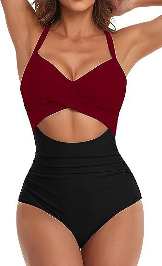 Damen Cut-Out Badeanzug EB
