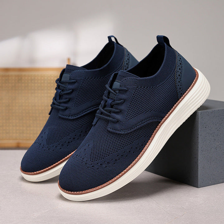 Women's Breathable Sneakers with Flexible Sole and Elegant Weave Structure EB