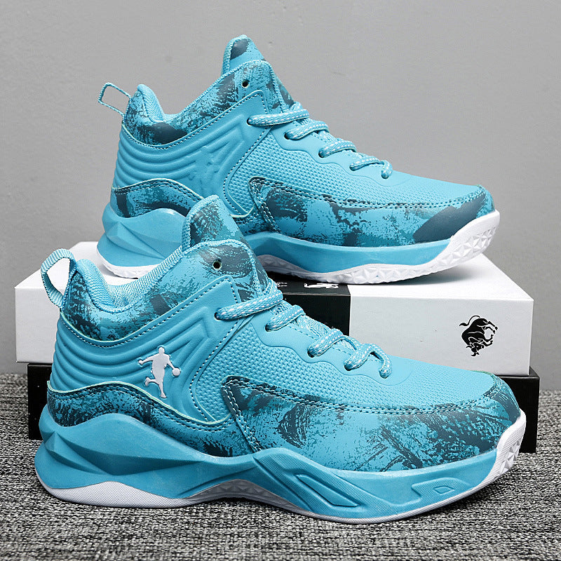Women's Basketball Sneakers with Breathable Mesh Upper and Shock-Absorbing Insole EB