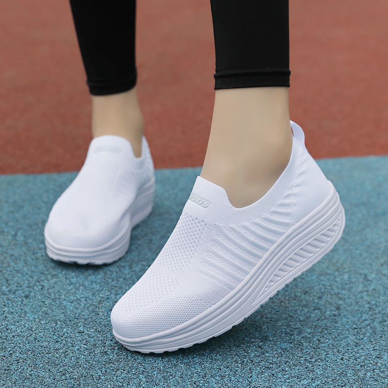 Ladies Comfortable Slip-On Sneakers EB