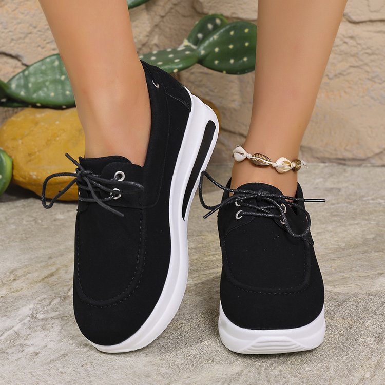 Women's Comfortable Slip-On Sneakers in Elegant Moccasin Style EB