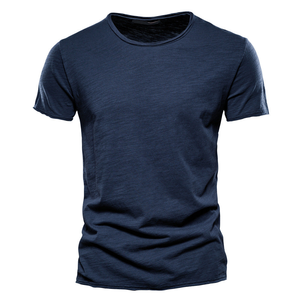 LAURENT MONACO | MODERN CUT COTTON T-SHIRT FOR MEN