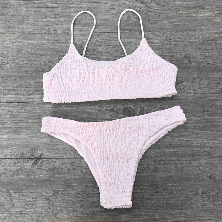 Women's Swimsuit Set with Ruffled Design EB