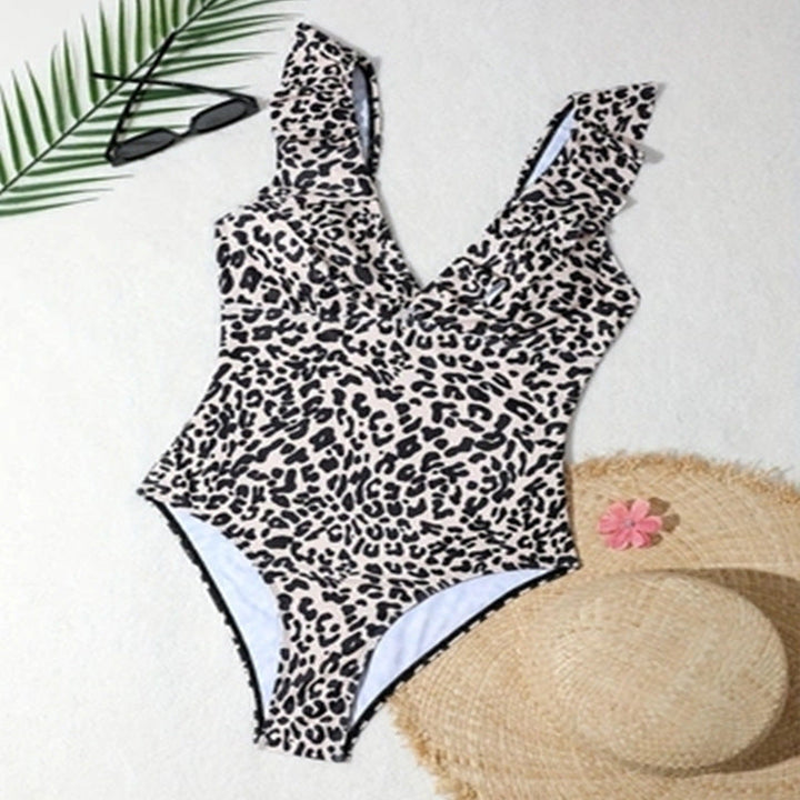 Women's Swimsuit with Voluminous Ruffles EB