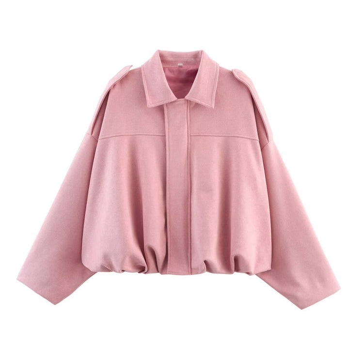 Oversized bomber jacket for women - Casual chic and easy to wear