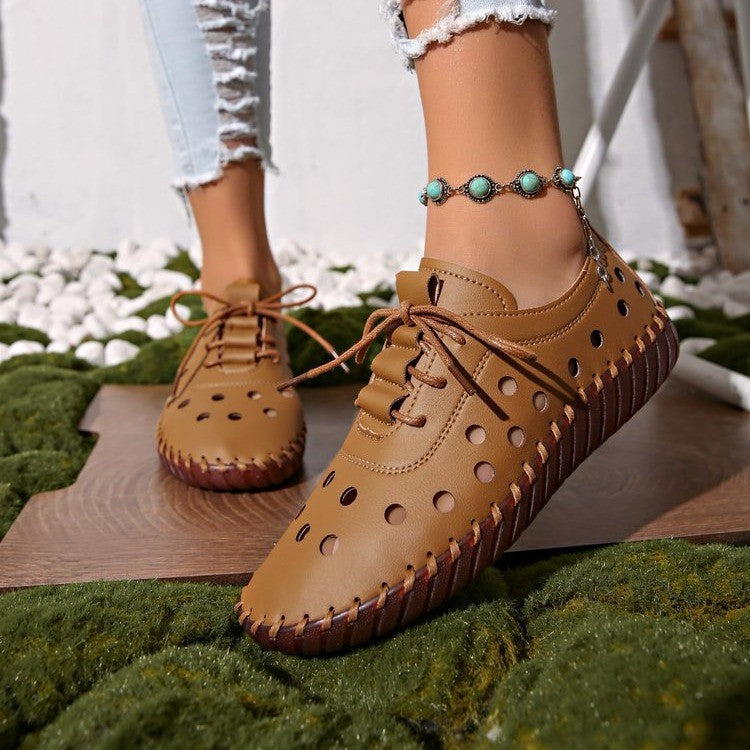 Women's Breathable Sneakers with Hole Design EB