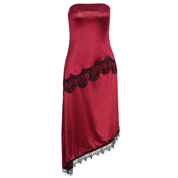 Women's Evening Dress with Lace Accents EB