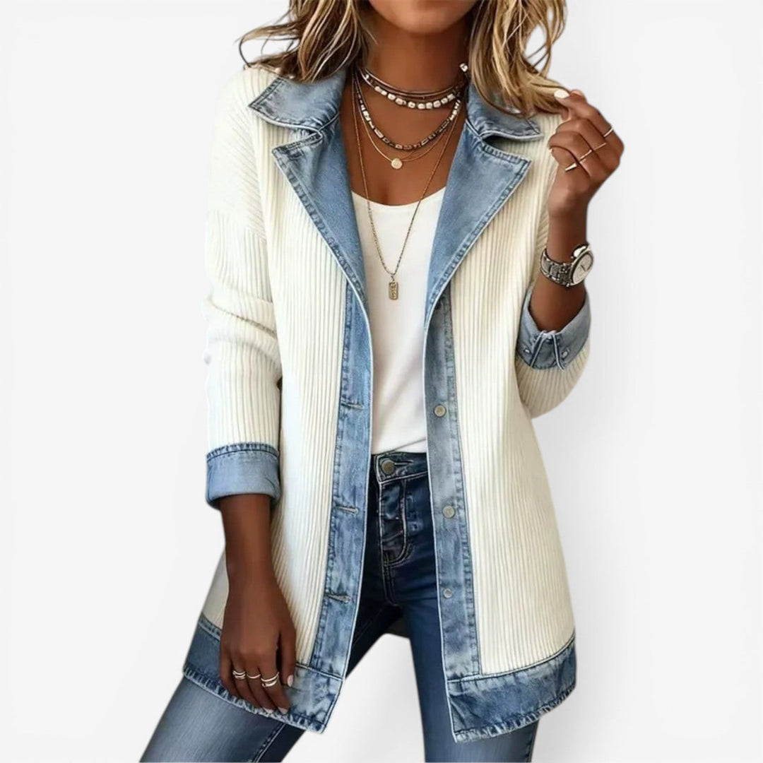 Emilia™  |  Mixed Denim Jacket
