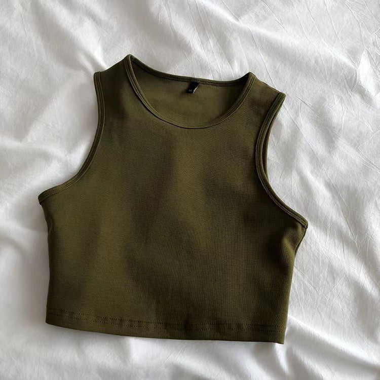 Women's Form-Fitting Crop Top for Effortless Style & Comfort