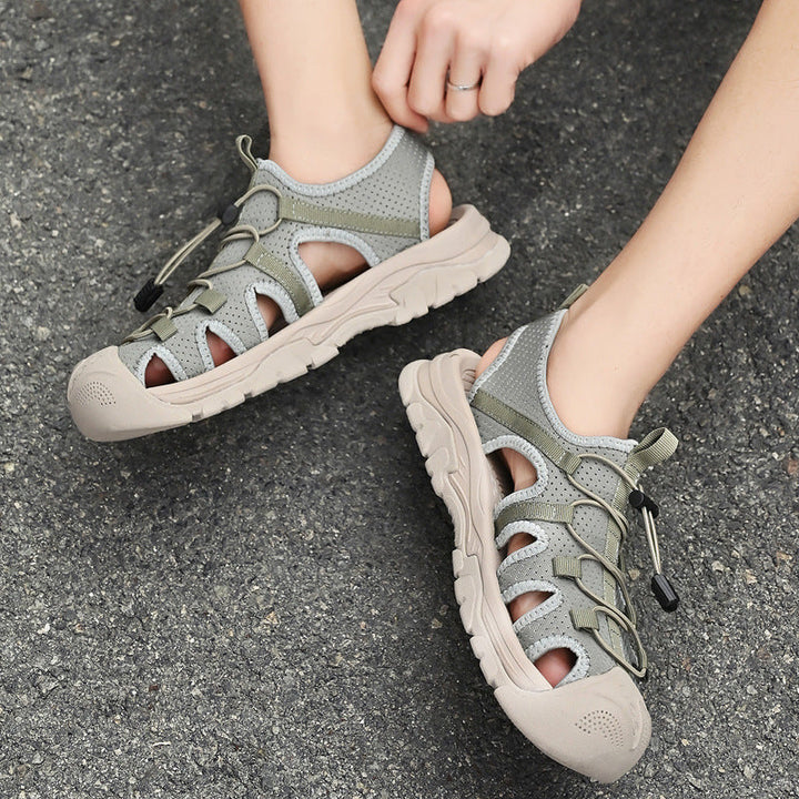 Women's Breathable Casual Sandals with Quick-Lacing System EB