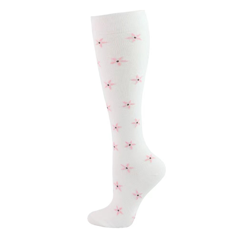 Casual Floral Print Socks