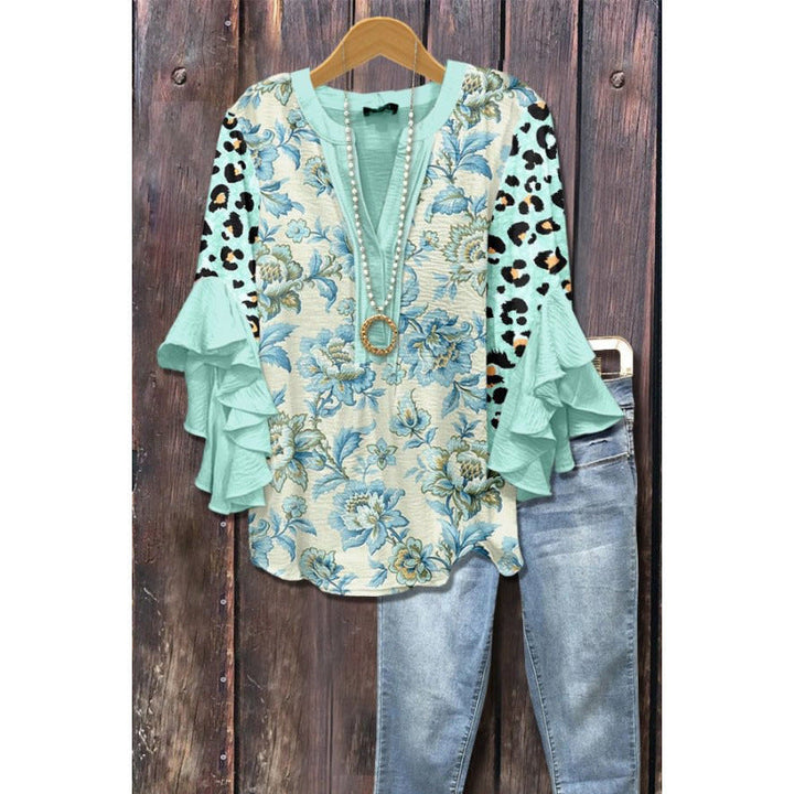 BLOUSE WITH RUFFLES FOR WOMEN
