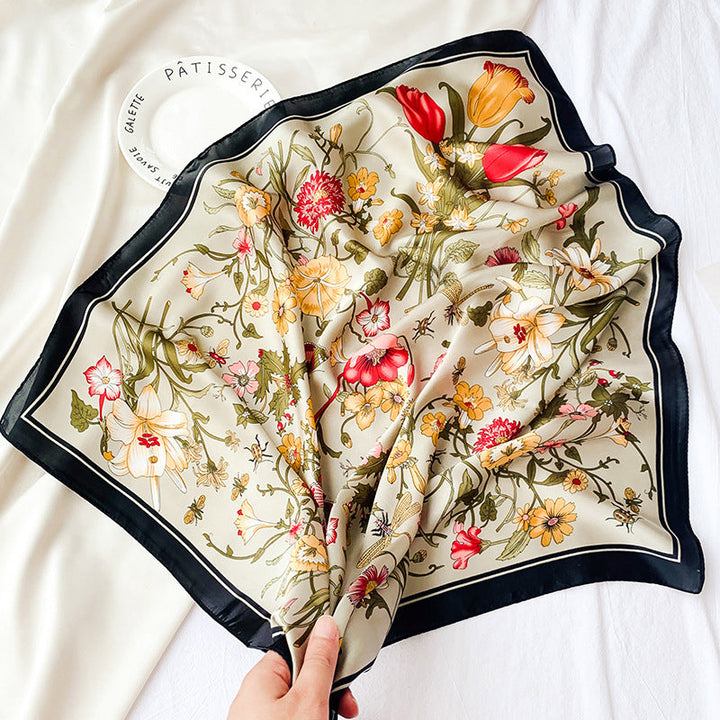 Casual Floral Scarf