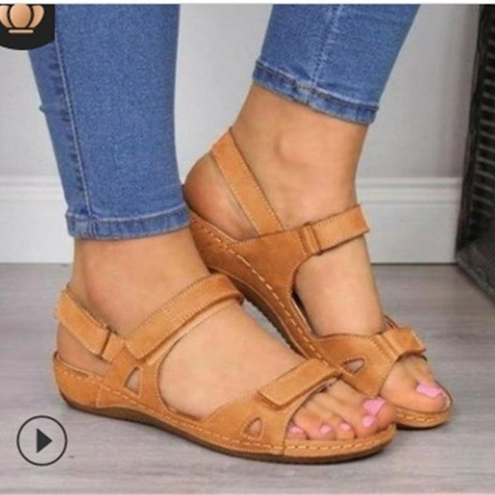 Women's Comfortable and Adjustable Sandals with Footbed EB