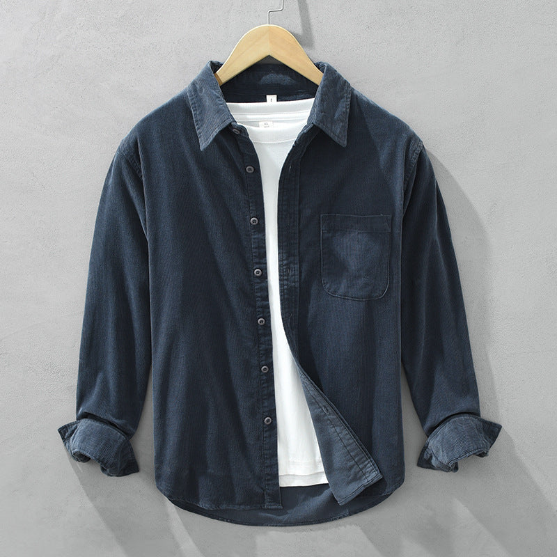 Augustin - Retro Velvet Shirt for Men