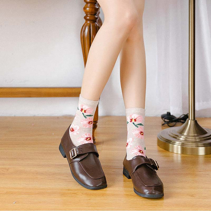 Vintage Floral Socks