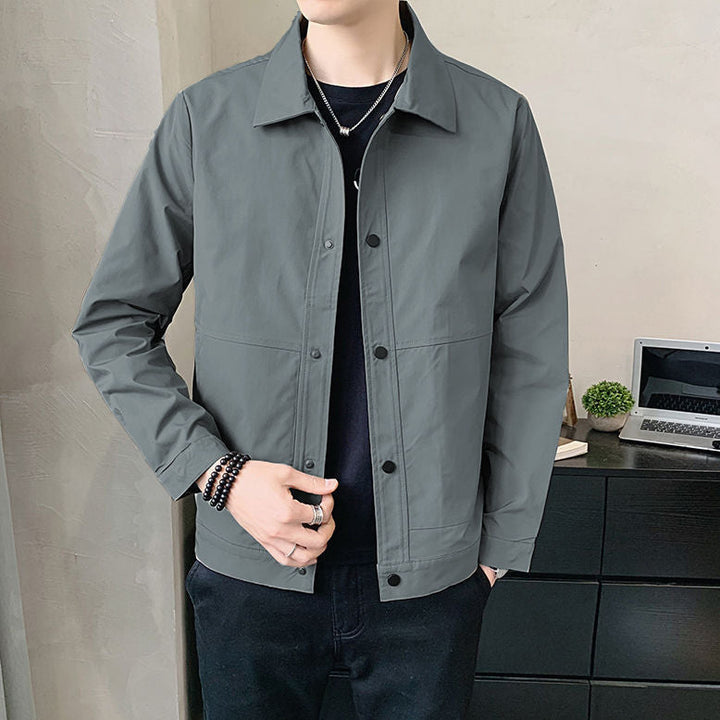 Lightweight Casual Jacket for Men – Comfortable Buttoned Jacket