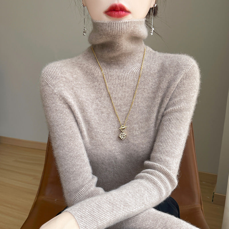 Women's Slim Fit Turtleneck Sweater