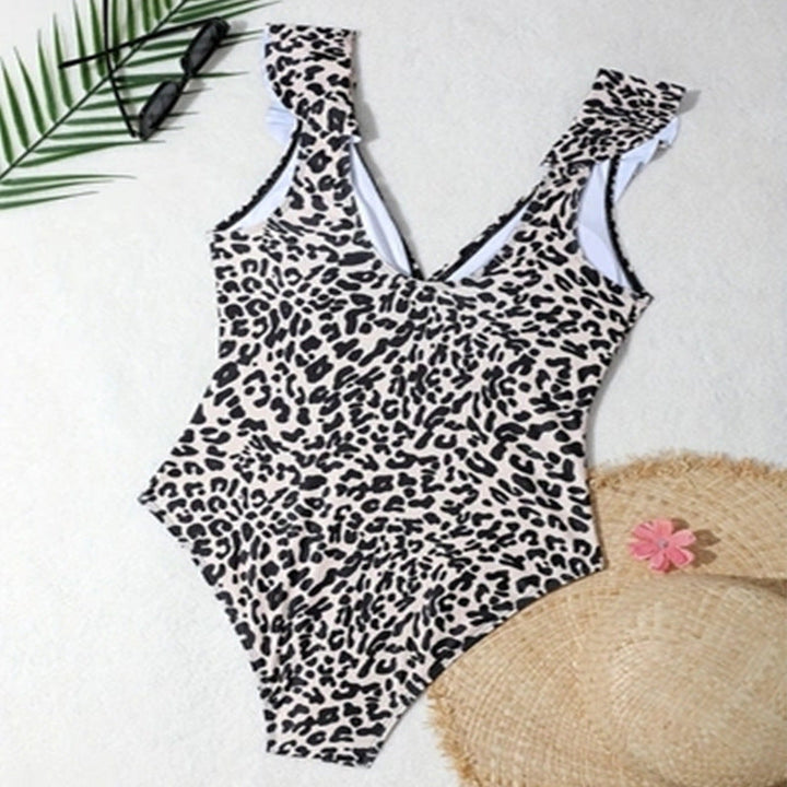 Women's Swimsuit with Voluminous Ruffles EB