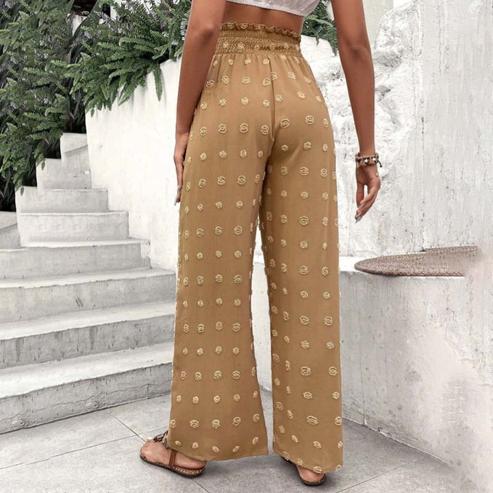 Casual Wide Leg Pants, view 5 - Elena Harper