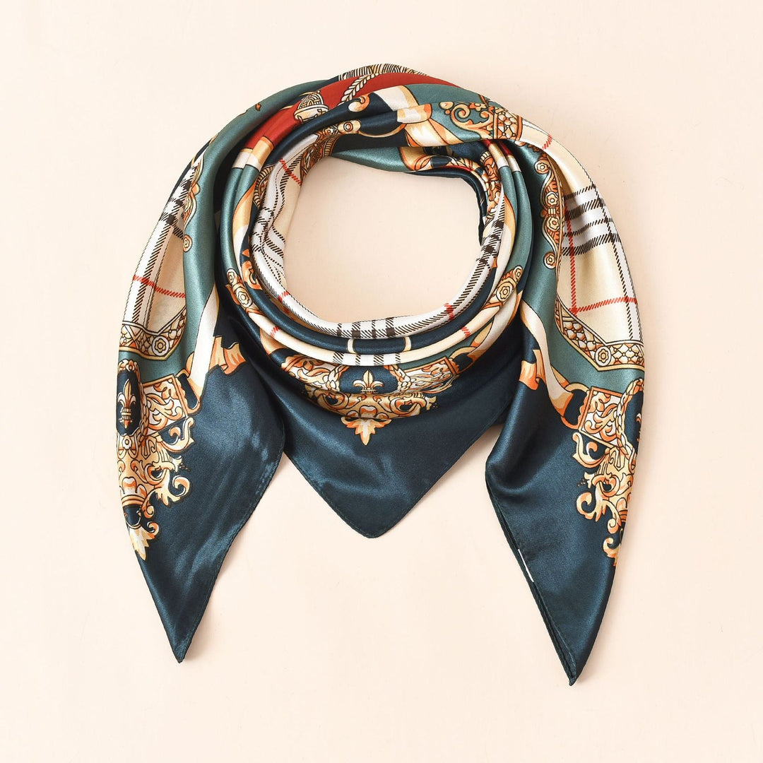 Women's Scarf with Baroque Pattern