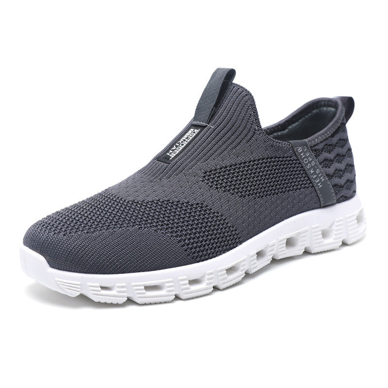 Women's Comfortable Slip-On Sneakers with Breathable Knit Upper EB