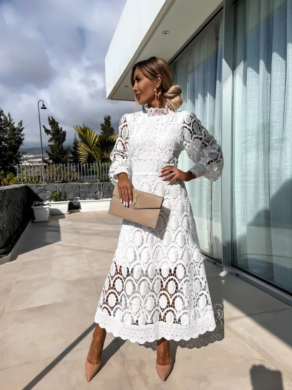 Ella | Women Elegant Long Sleeve Party Dress