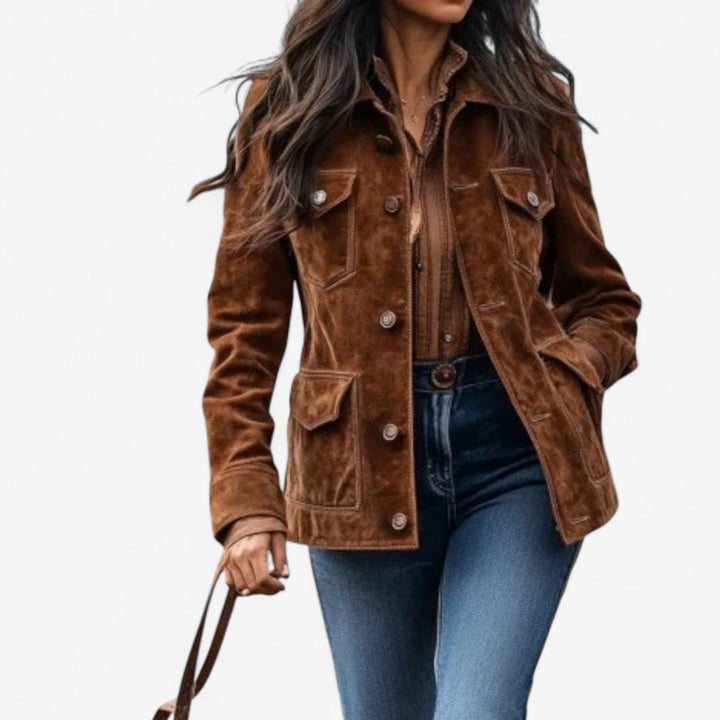 Émilie - Chic Bohemian Velvet Jacket