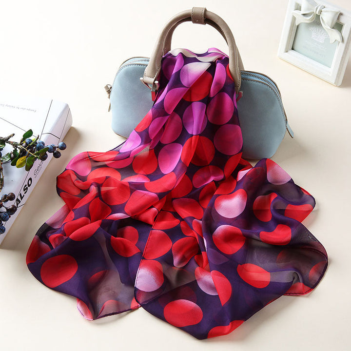 Vintage Polka Dot Scarf