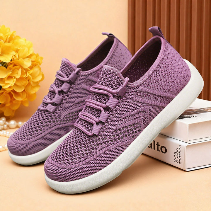 Women's Breathable Sneakers with Elastic Laces EB