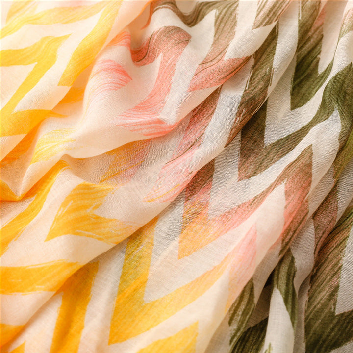 Casual Geometric Print Scarf