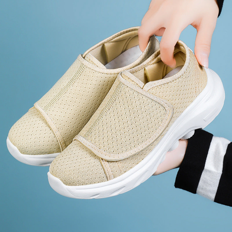 Women's Comfortable Slip-On Sneakers with Elastic Upper and Non-Slip Sole EB