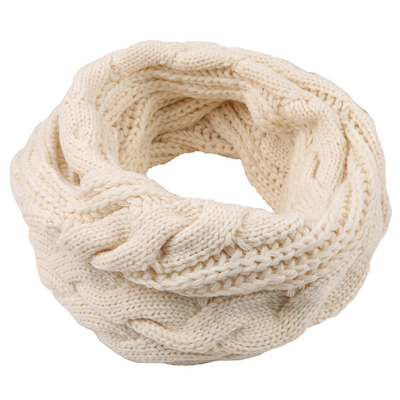 Solid Color Knitted Scarf