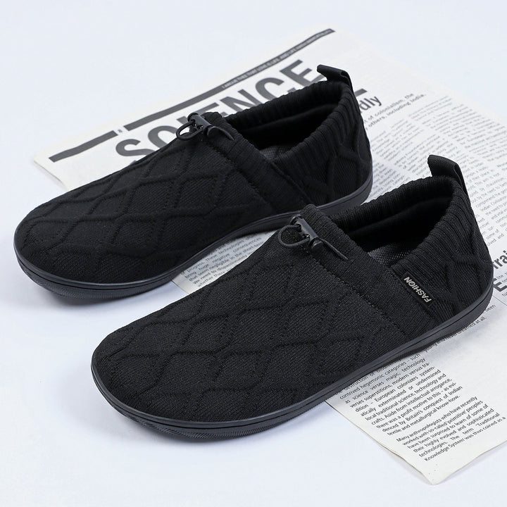 Women's Comfortable Slip-On Casual Shoes with Elastic Entry and Breathable Structure EB