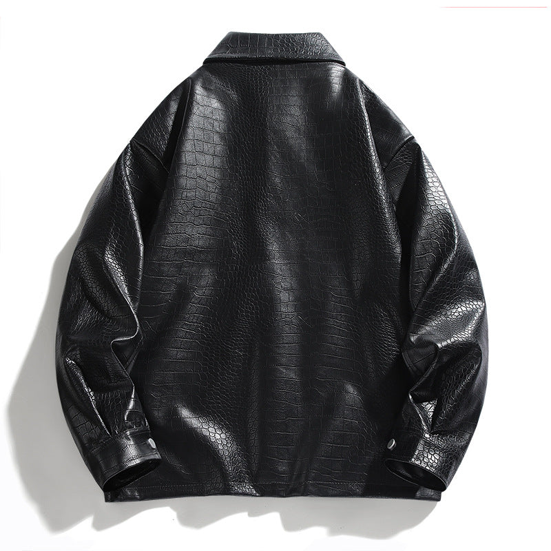 Men's Croc Design Jacket - Stylish & Versatile Outerwear